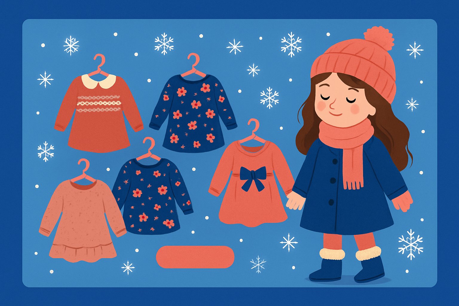 5 robes tendances pour une fillette pour l’hiver