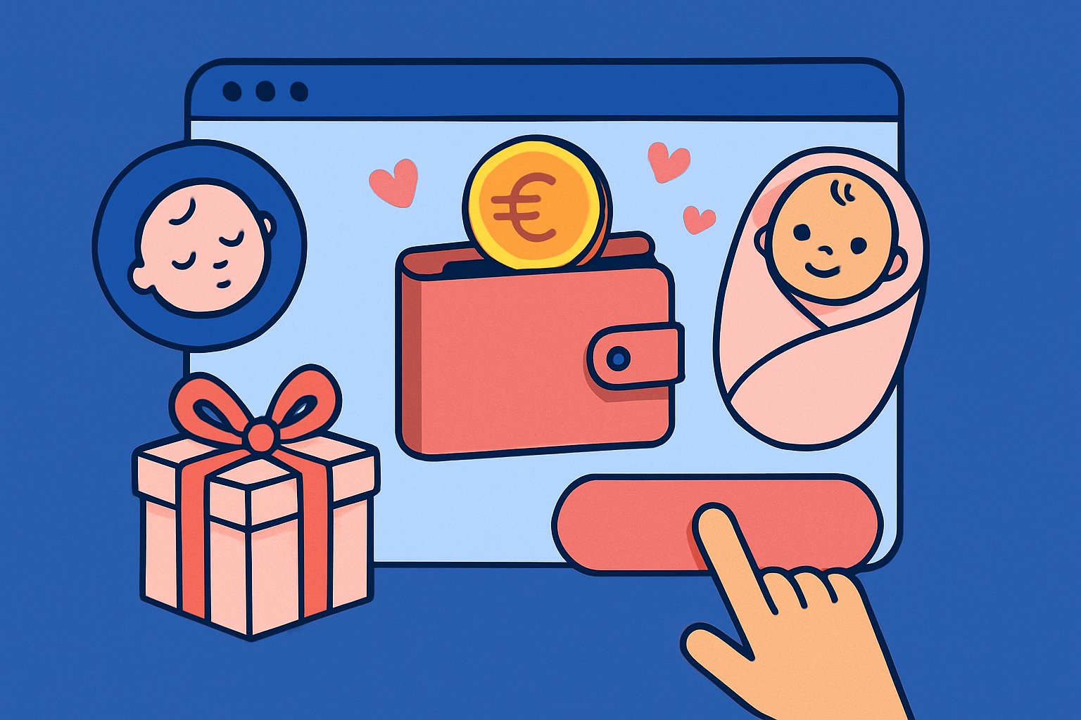 Cagnotte de naissance en ligne : le cadeau parfait avec Leetchi ?