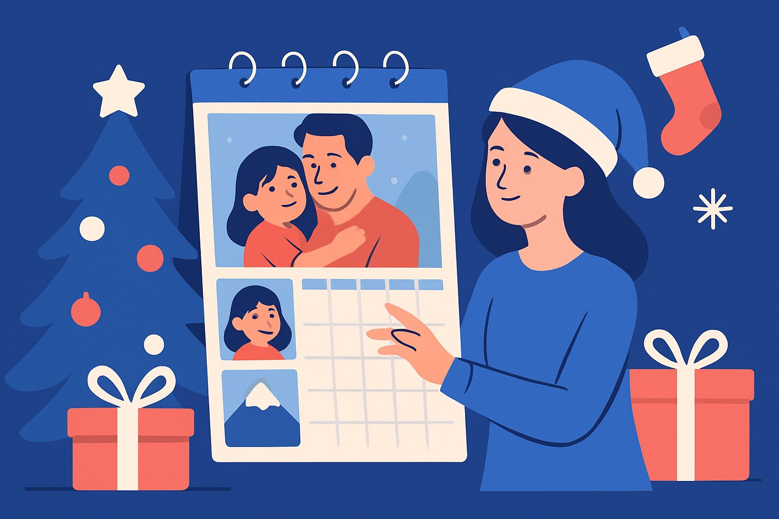 Calendrier photo personnalisé : une bonne idée de cadeau pour Noël ?