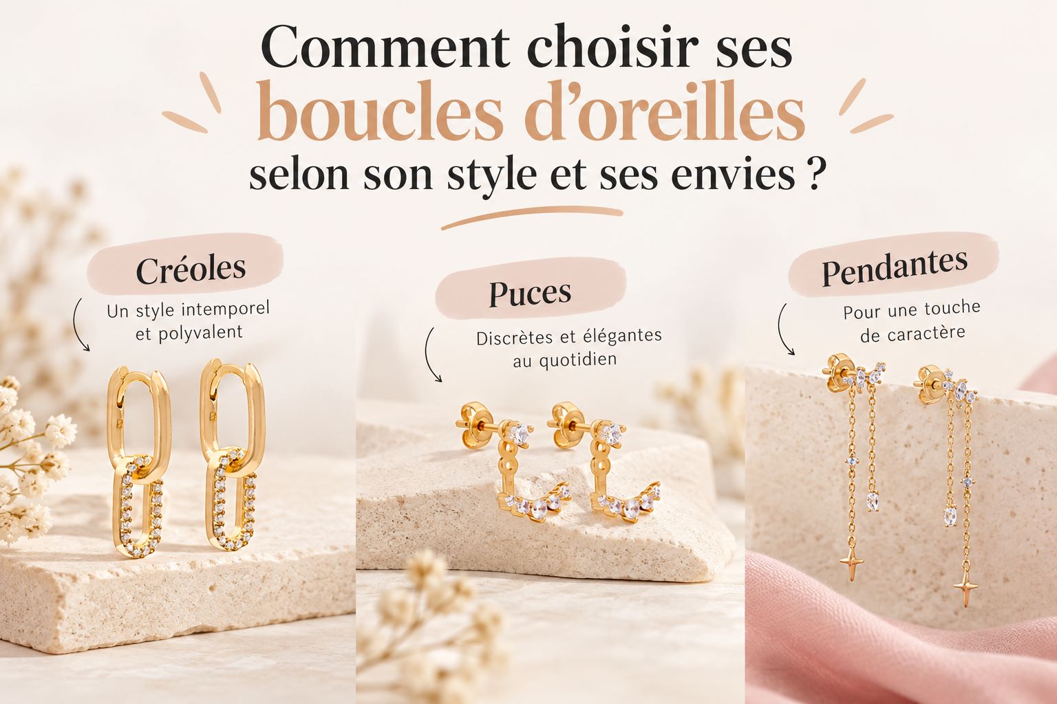 Comment choisir ses boucles d’oreilles selon son style et ses envies ?