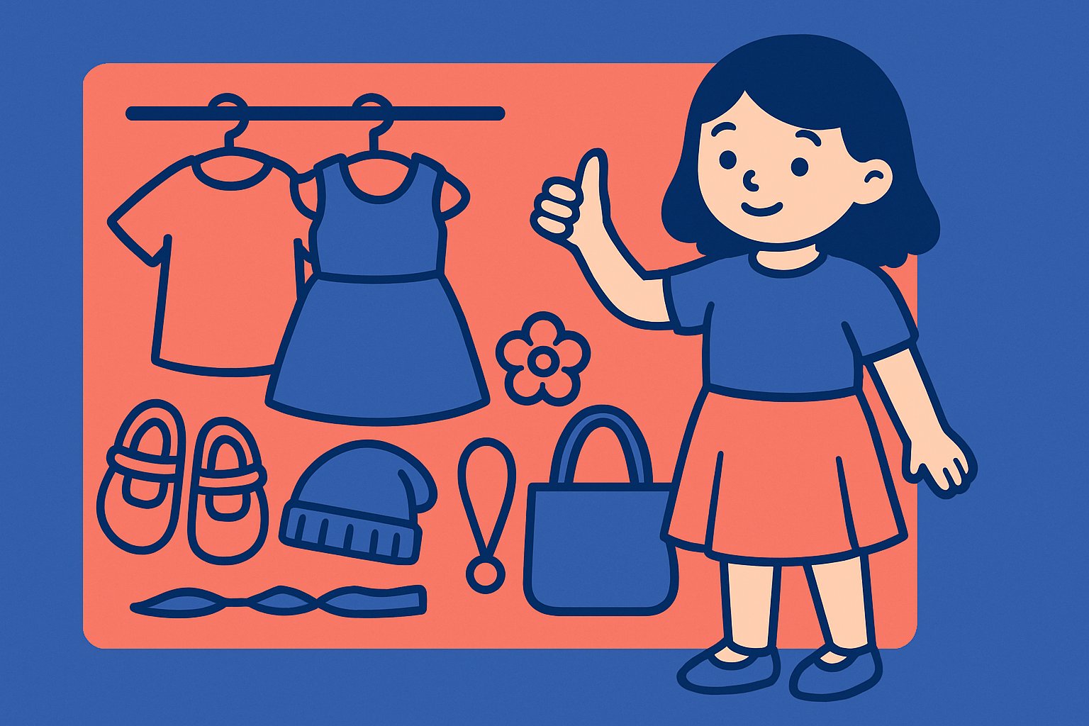Garde-robe fillette éthique : robes, basiques et accessoires qui durent