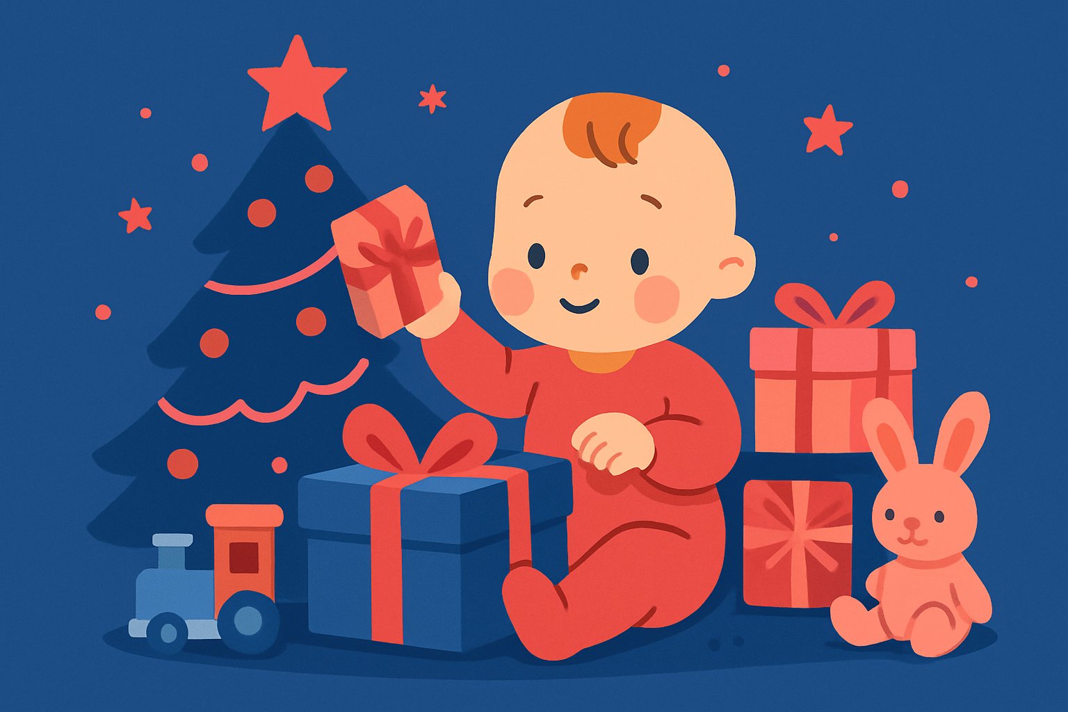 Idées cadeau de Noël pour bébé