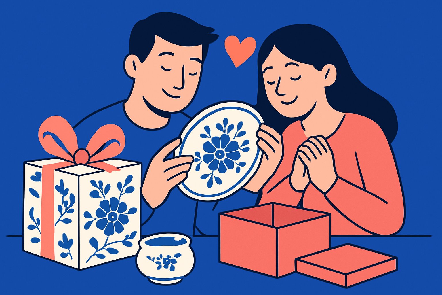 Quel cadeau offrir pour des noces de faïence ?