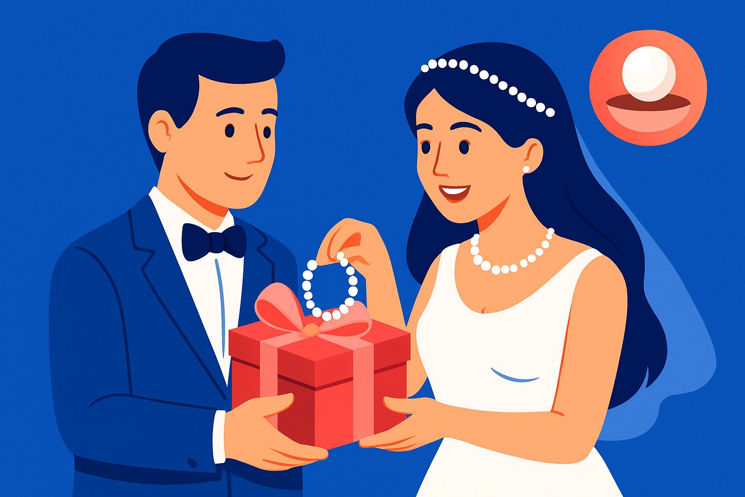 Quel cadeau offrir pour des noces de perle ?