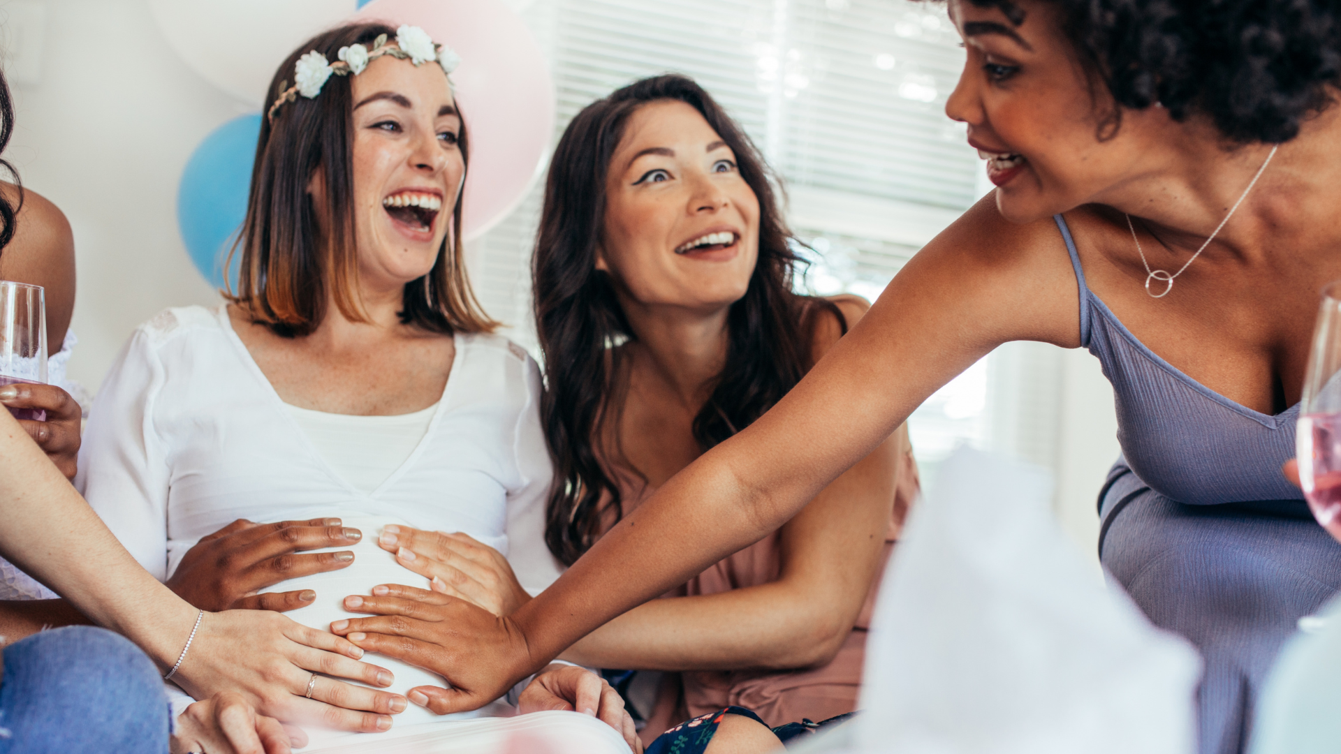 Déjeuner entre copines enceintes