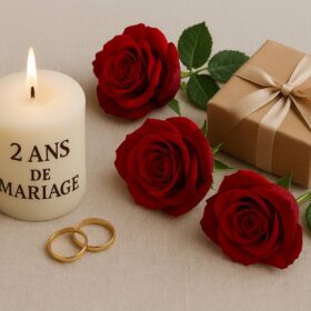 idées cadeaux noces de cuir 2 ans de mariage