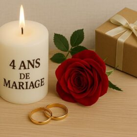 idées cadeaux noces de cire 4 ans de mariage