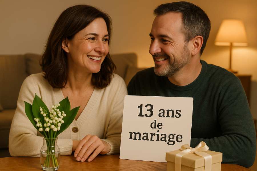 cadeau 13 ans de mariage
