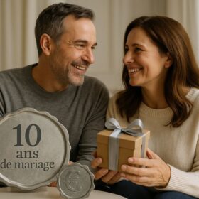 idées cadeaux 10 ans de mariage