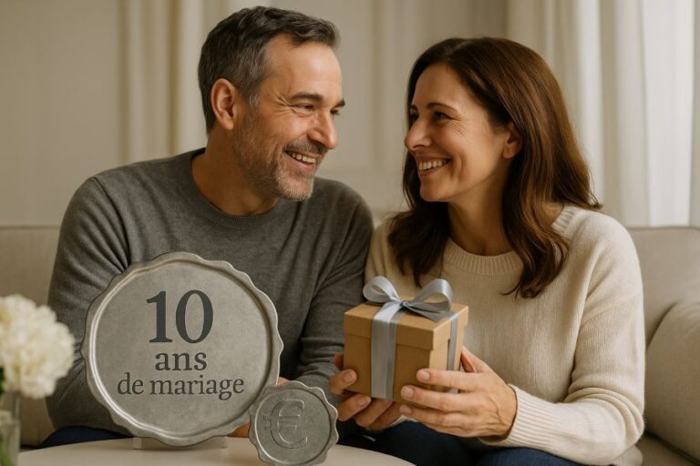 idées cadeaux 10 ans de mariage