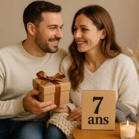 idées cadeau 7 ans de mariage