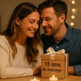 idées cadeaux 15 ans de mariage