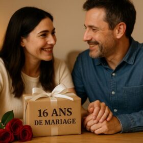 idéees cadeau 16 ans de mariage