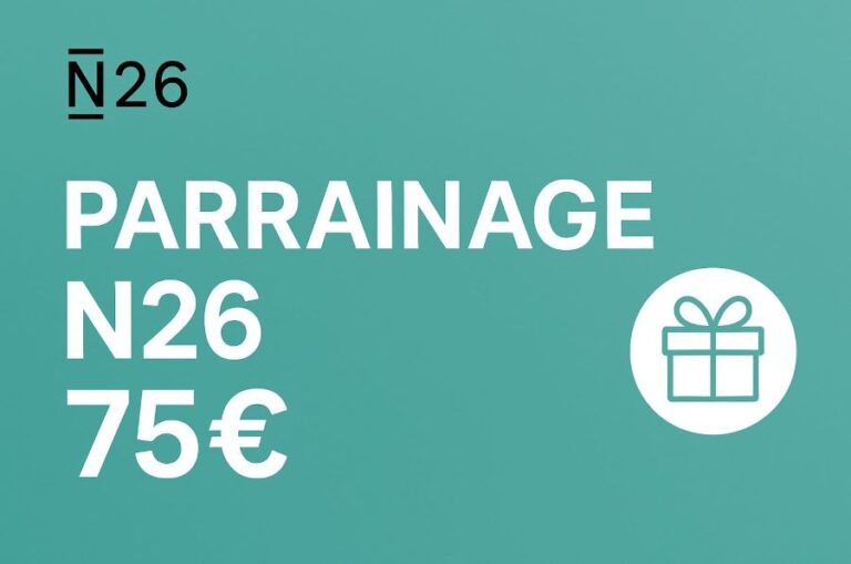 parrainage n26 75 euros offerts